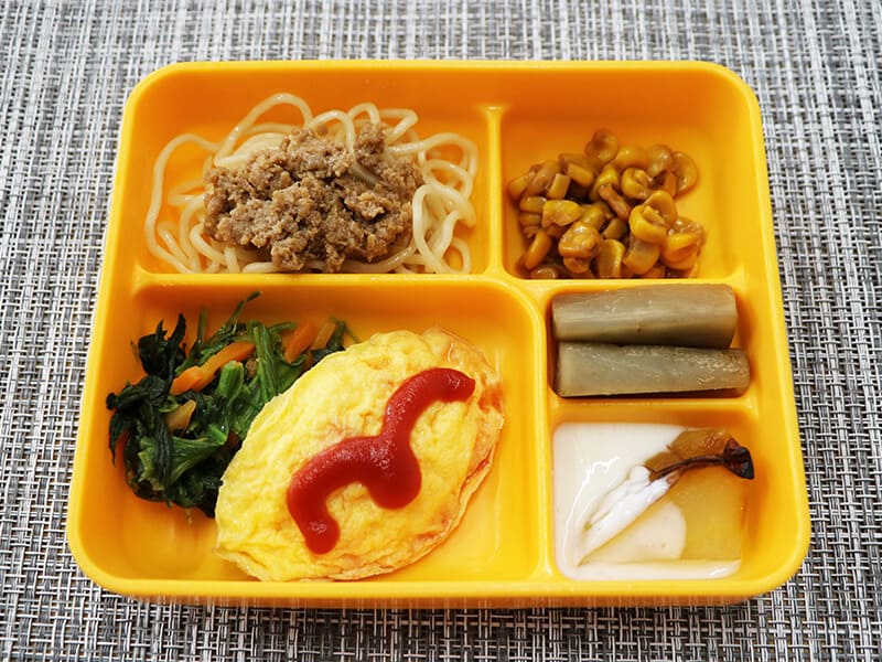 ミニオムレツ弁当